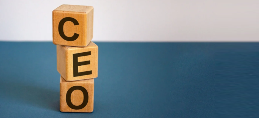 Blocks with the letters CEO on them